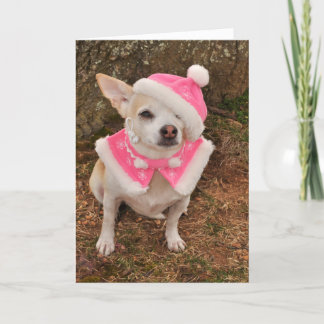 Weihnachtskarte Frau-Klaus Feiertagskarte