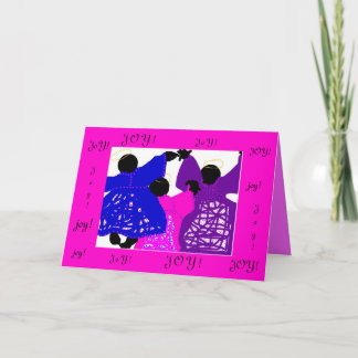 Weihnachtskarte/Freude-Engel Feiertagskarte