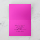 Weihnachtskarte/Freude-Engel Feiertagskarte (Innenseite)