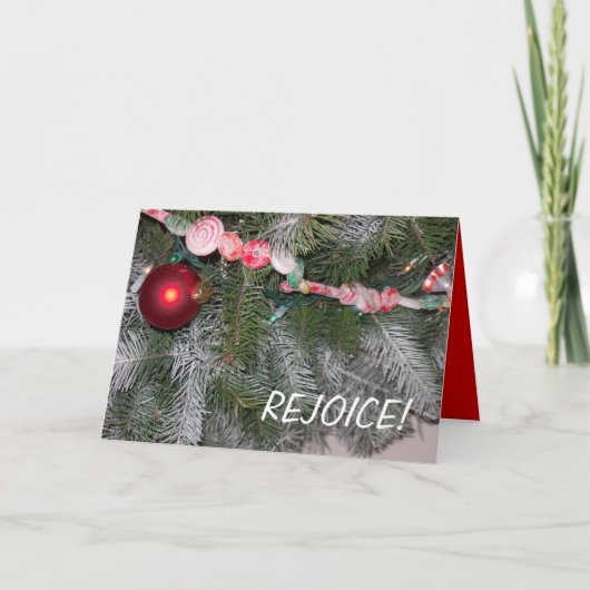 Weihnachtskarte/Freude Feiertagskarte (Vorderseite)
