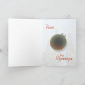 Weihnachtskarte "Frieden" Feiertagskarte (Innenseite)