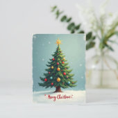 Weihnachtskarte - Frohe Weihnachten (Stehend Vorderseite)