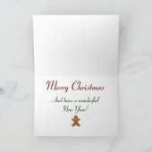 Weihnachtskarte:Frohe Weihnachten (Innenseite)