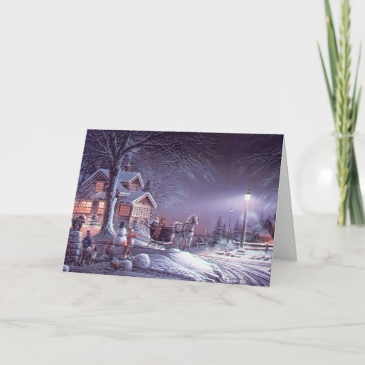 Weihnachtskarte:Frohe Weihnachten (Vorderseite)