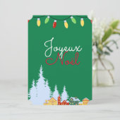 Weihnachtskarte FROHE WEIHNACHTEN (Stehend Vorderseite)