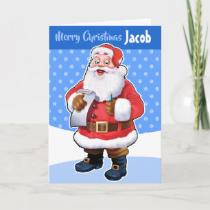 Weihnachtskarte "Frohe Weihnachten Ihr Name" Karte