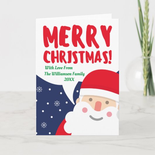 Weihnachtskarte - Frohe Weihnachten Karte (Vorderseite)