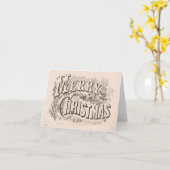 Weihnachtskarte | Frohe Weihnachtsfeier Karte (Gelbe Blume)