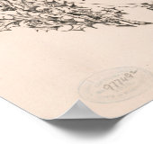 Weihnachtskarte | Frohe Weihnachtsfeier Poster (Ecke)