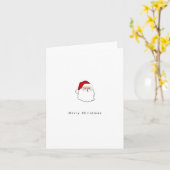 Weihnachtskarte, frohe Weihnachtskarte Karte (Gelbe Blume)