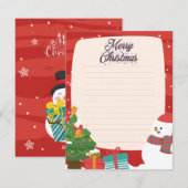 Weihnachtskarte, Frohe Weihnachtskarte Png Feiertagskarte (Vorne/Hinten)