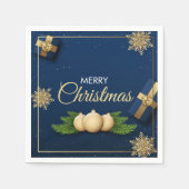 Weihnachtskarte, Frohe Weihnachtskarte Serviette (Vorderseite)