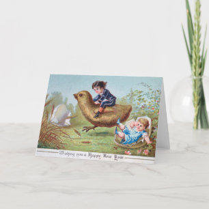 Weihnachtskarte Frohes Neues Jahr wünschen Feiertagskarte