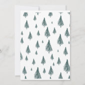 Weihnachtskarte , fröhliche Schneemänner . Dankeskarte (Rückseite)