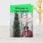 Weihnachtskarte "Funny Winter Scene" Karte (Gelbe Blume)