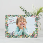 Weihnachtskarte für Aquarellen Einladung (Stehend Vorderseite)