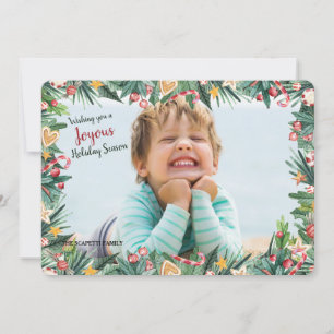 Weihnachtskarte für Aquarellen Einladung