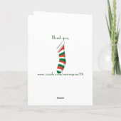 Weihnachtskarte für Ärzte Feiertagskarte (Rückseite)