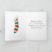 Weihnachtskarte für Ärzte Feiertagskarte (Innenseite)