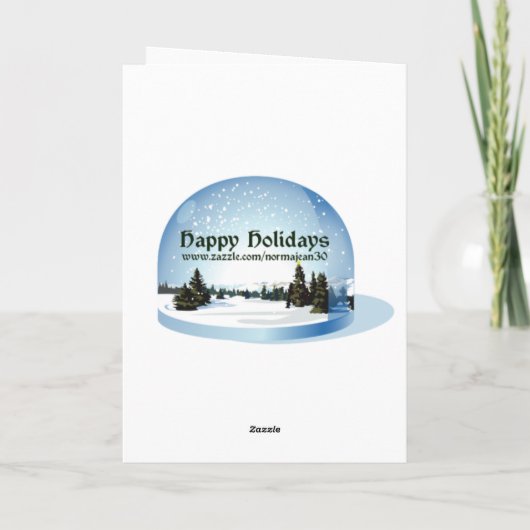 Weihnachtskarte für Ärzte Feiertagskarte (Rückseite)