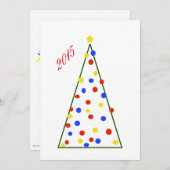 Weihnachtskarte für Autismus Feiertagskarte (Vorne/Hinten)