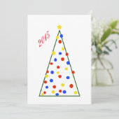 Weihnachtskarte für Autismus Feiertagskarte (Stehend Vorderseite)