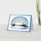 Weihnachtskarte für Chef Feiertagskarte (Vorderseite)