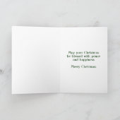 Weihnachtskarte für Chef Feiertagskarte (Innenseite)