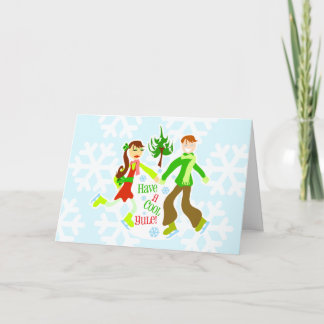 Weihnachtskarte für das coole Weihnachten