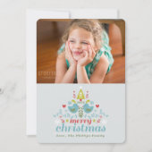 Weihnachtskarte für das Foto Feiertagskarte (Vorderseite)