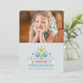 Weihnachtskarte für das Foto Feiertagskarte (Stehend Vorderseite)