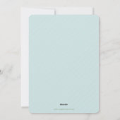 Weihnachtskarte für das Foto Feiertagskarte (Rückseite)