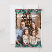 Weihnachtskarte für das Foto Grenz Dankeskarte (Vorderseite)