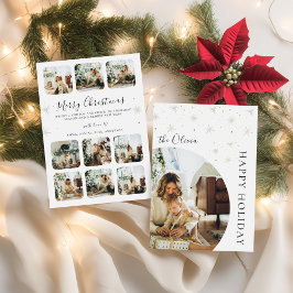 Weihnachtskarte für das Foto Minimalistisch Feiertagskarte