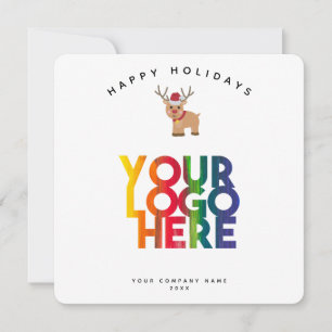 Weihnachtskarte für das Niedliche Reindee-Business