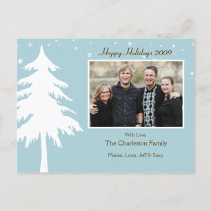 Weihnachtskarte für das personalisierte Foto Feiertagspostkarte