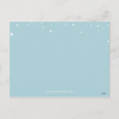 Weihnachtskarte für das personalisierte Foto Feiertagspostkarte (Rückseite)