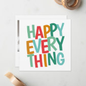 Weihnachtskarte für das personalisierte Foto Mitteilungskarte (Vorderseite/Rückseite Beispiel)