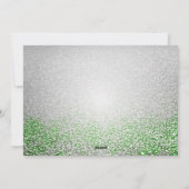 Weihnachtskarte für das Weiße Rockpferd Feiertagskarte (Rückseite)