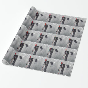 Weihnachtskarte für den arabischen Baumchirurgen Geschenkpapier