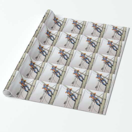 Weihnachtskarte für den arabischen Baumchirurgen Geschenkpapier (Ungerollt)