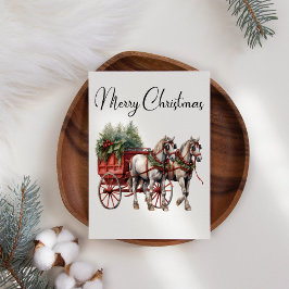 Weihnachtskarte für den Blumenkaffee