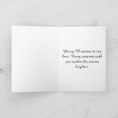 Weihnachtskarte für den Ehemann Karte (Innenseite)