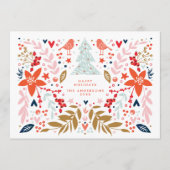 Weihnachtskarte für den Hübschen Urlaub Feiertagskarte (Vorderseite)