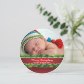 Weihnachtskarte für den kleinen Hunger Einladung (Stehend Vorderseite)