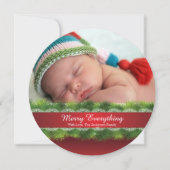 Weihnachtskarte für den kleinen Hunger Einladung (Vorderseite)