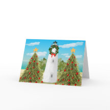 Weihnachtskarte für den Leuchtturm