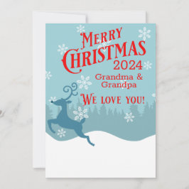 Weihnachtskarte für den Personalisierten Weihnacht Feiertagskarte