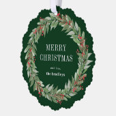 Weihnachtskarte für den Rundschreiben Ornament Karte (Links)