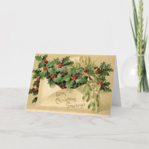 Weihnachtskarte für den Weihnachtsfeiertag und Hol Feiertagskarte